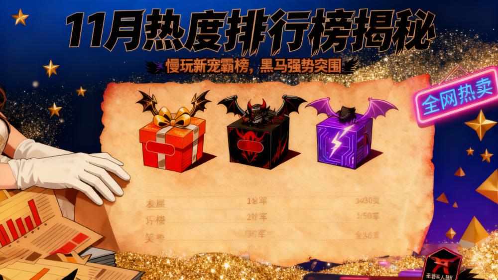 11月飞机杯热度榜单：双十二提前预热，慢玩稳中求新，黑马逆袭！-邪恶天使